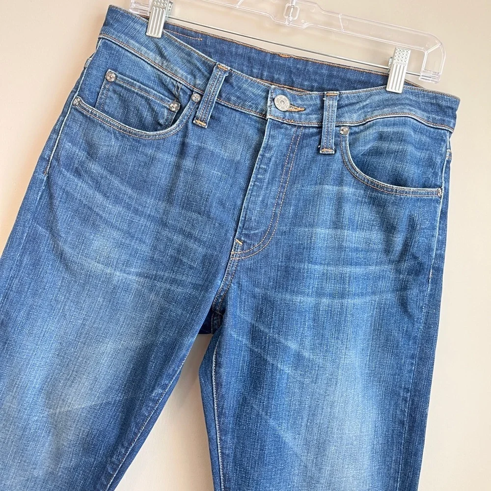 G-Star Raw Denim Slim Straight Medium aged Blue Wash Jeans size 31 x 32 EUC